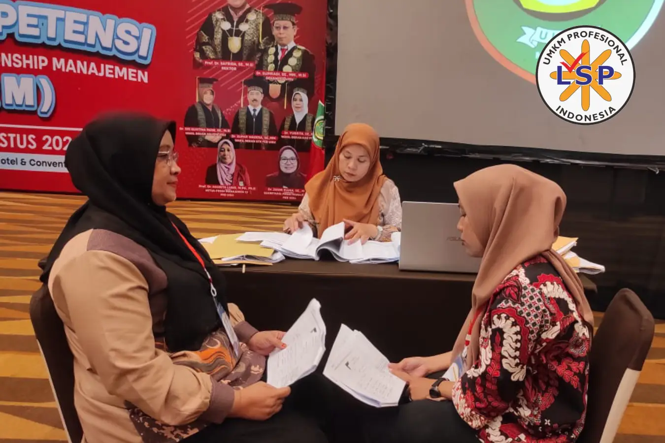 Pelaksanaan Uji Kompetensi Dengan Skema Pengelolaan Umpan Balik Pelanggan Yang Dilaksanakan Di Universitas Islam Sumatera Utara Pada Tanggal 04-05 Agustus 2024