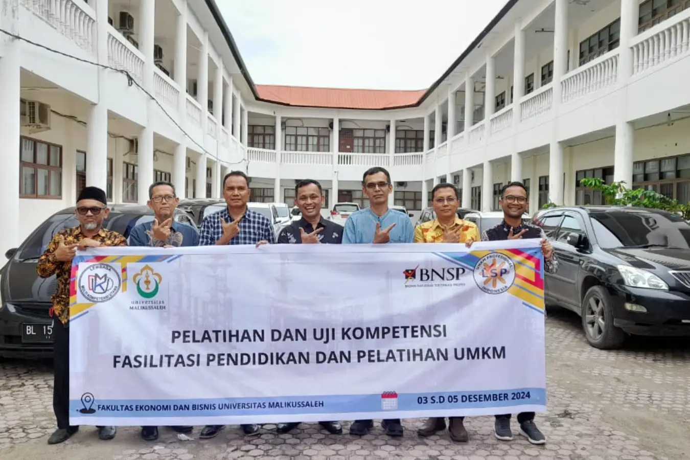 Pelaksanaan Uji Kompetensi Dengan Skema Fasilitasi Pendidikan Dan Pelatihan UMKM. Yang Dilaksanakan Pada tanggal 05 Desember 2024 Di Universitas Malikussaleh