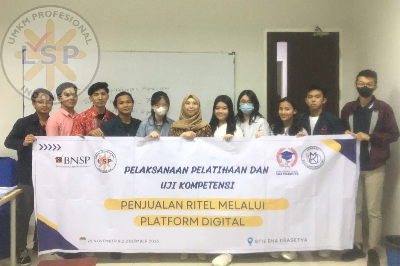 Uji Kopetensi Dengan Skeman Penjualan Ritel  Melalui Platform  Digital Melalui Metode  Luring Di STIE Eka Prastya